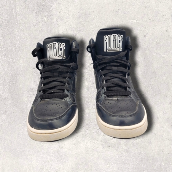 Nike Son Of Force Mid Top Shoes Black Athletic - Picture 2 of 5